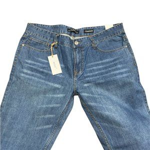 Vtg Nexst Collection Mens Blue Cloud Wash Jean Denim Pants Size W38xL32 NEW